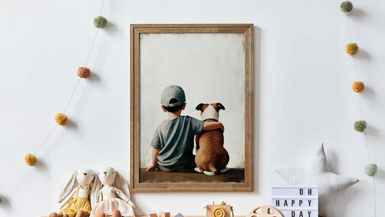 Dog Nursery Prints - WildfieldPrints