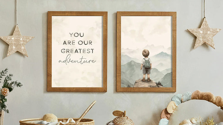 Set of 2 Nursery Prints - WildfieldPrints