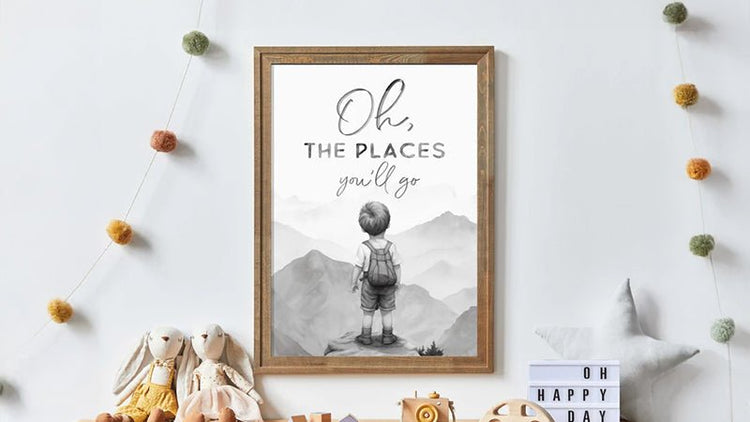 Single Nursery Prints - WildfieldPrints