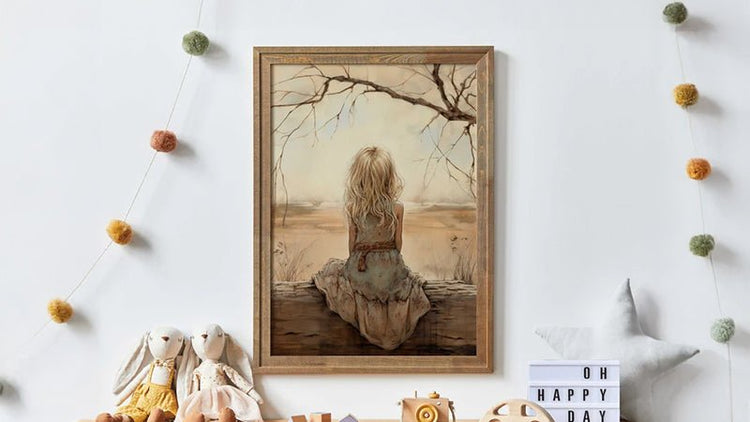 Vintage Nursery Art - WildfieldPrints