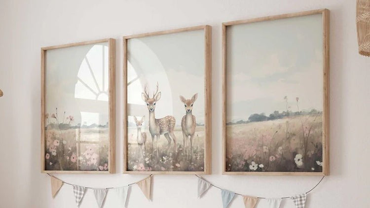 Woodland Animal Nursery Prints - WildfieldPrints