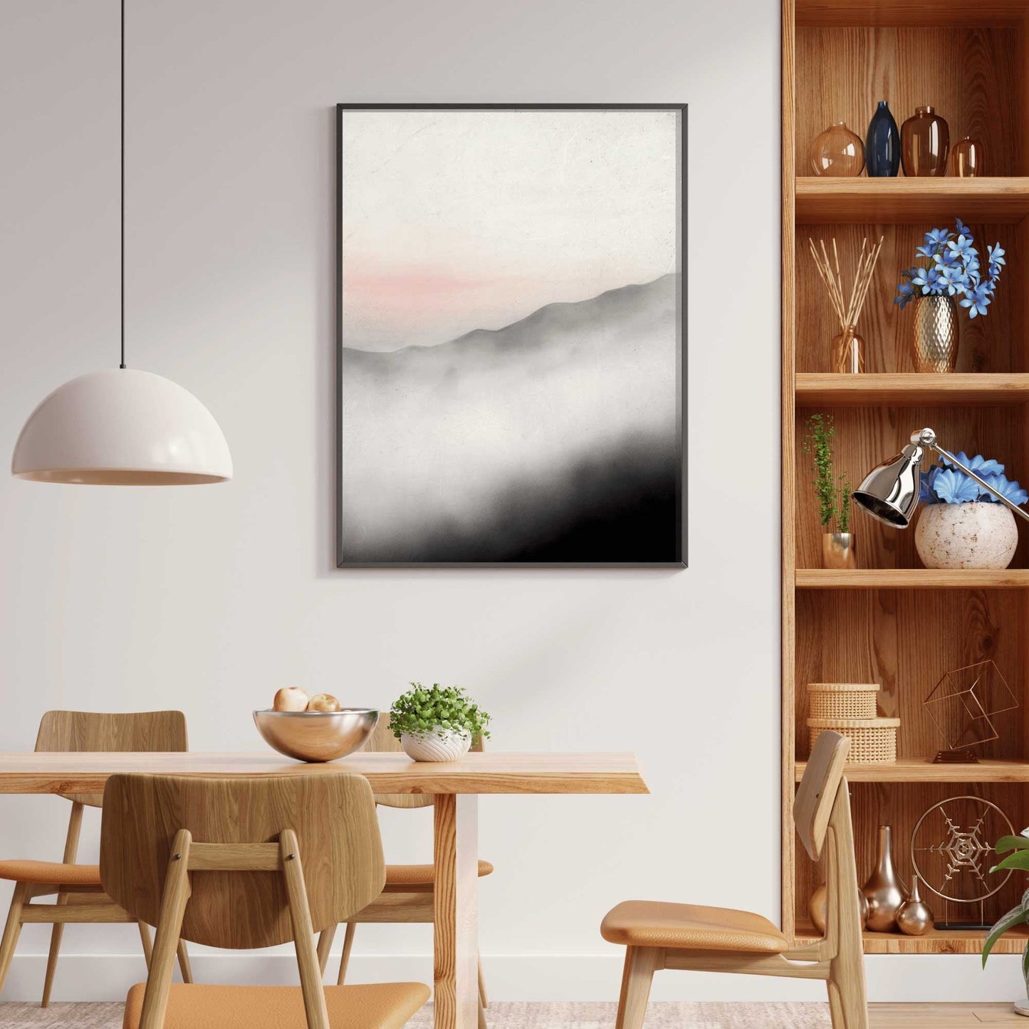 Abstract Watercolor Prints, Nature Landscape Art, Tranquil Home Decor - WildfieldPrints