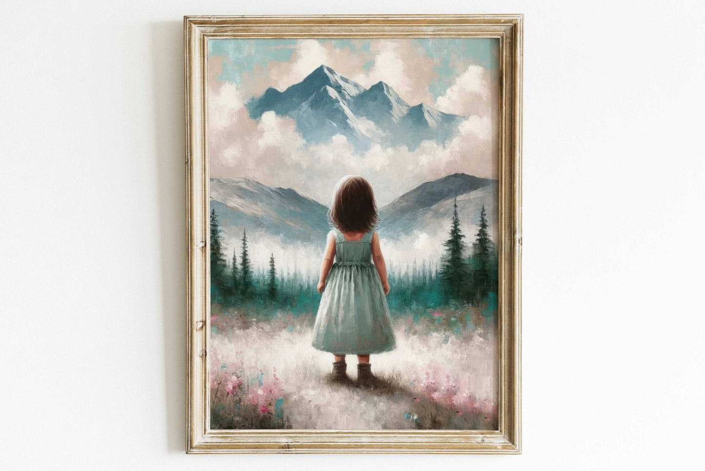 Adventure Nursery Art, Mountain Decor, Toddler Room Wall Print - WildfieldPrints