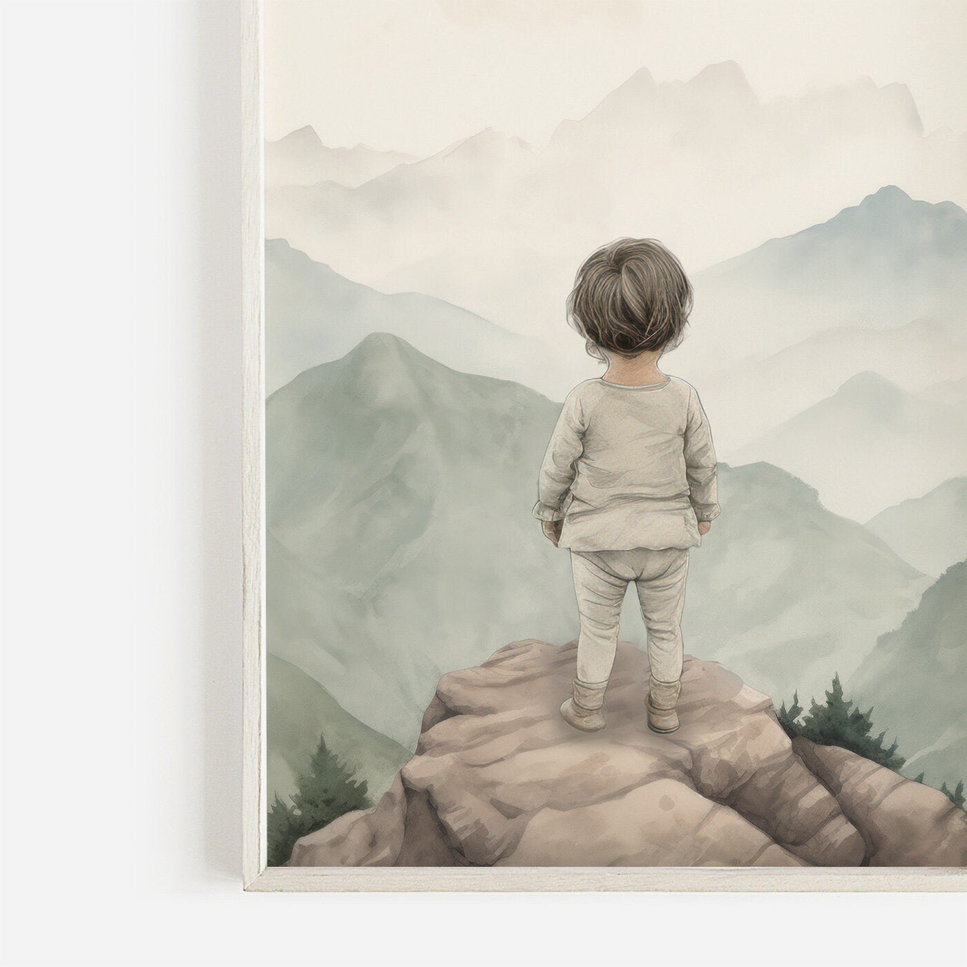 Adventure Nursery Art, Unique Wall Decor, Gender Neutral Baby Room Print - WildfieldPrints