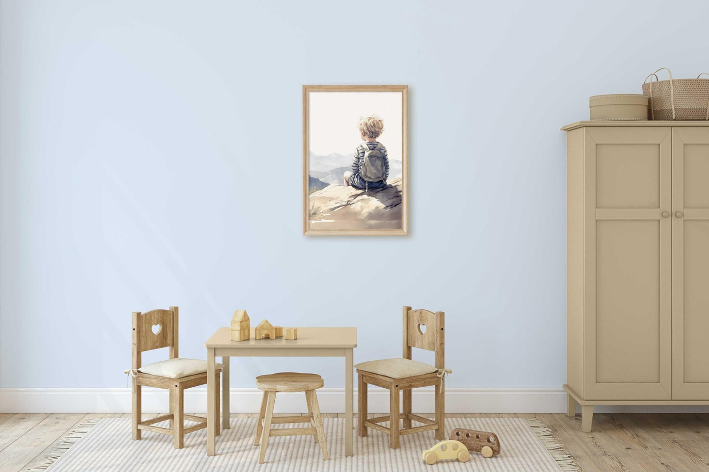 Adventure Nursery Decor, Mountain Art for Boys, Nature Wall Decor - WildfieldPrints