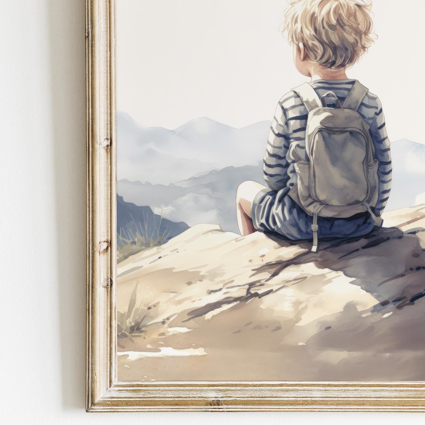 Adventure Nursery Decor, Mountain Art for Boys, Nature Wall Decor - WildfieldPrints