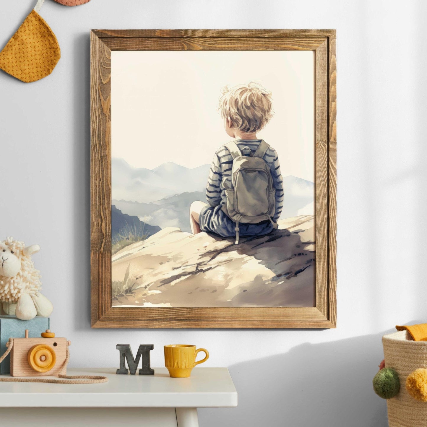 Adventure Nursery Decor, Mountain Art for Boys, Nature Wall Decor - WildfieldPrints