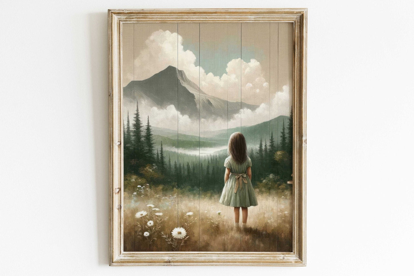 Adventure Nursery Decor, Mountain Art for Girls, Nature Wall Decor - WildfieldPrints