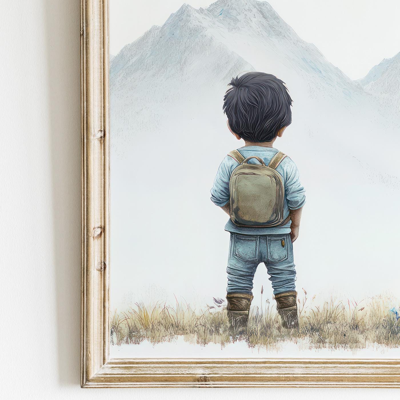 Adventure Nursery Prints, Nature Wall Decor, Boys Room Art - WildfieldPrints