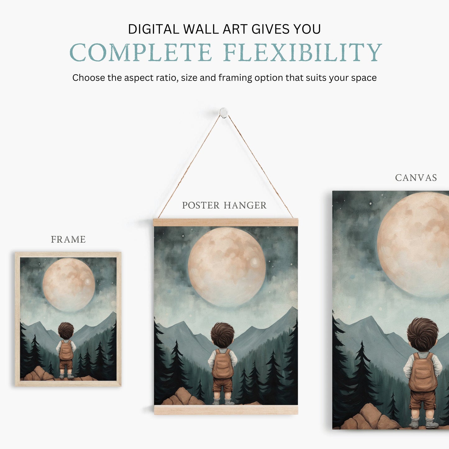 Adventure Nursery Wall Art, Nature Decor for Boys' Bedroom - WildfieldPrints