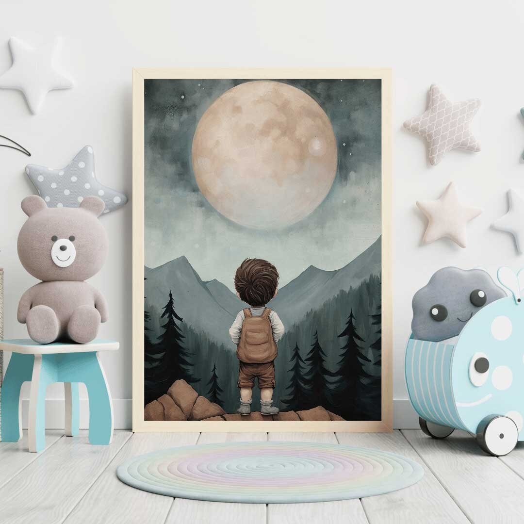 Adventure Nursery Wall Art, Nature Decor for Boys' Bedroom - WildfieldPrints