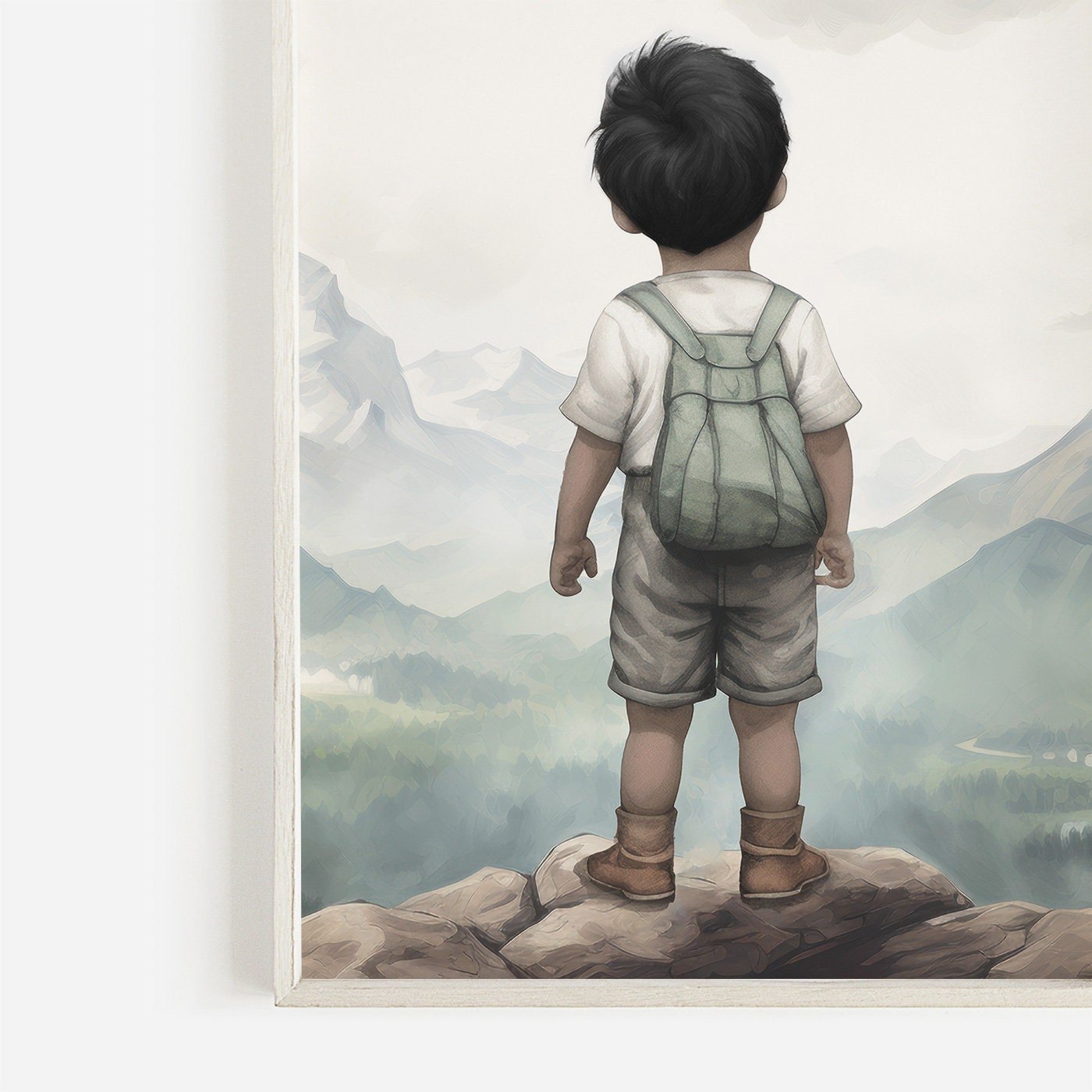 Adventure Toddler Decor, Boy's Nursery Wall Art, Nature - Themed Decor - WildfieldPrints