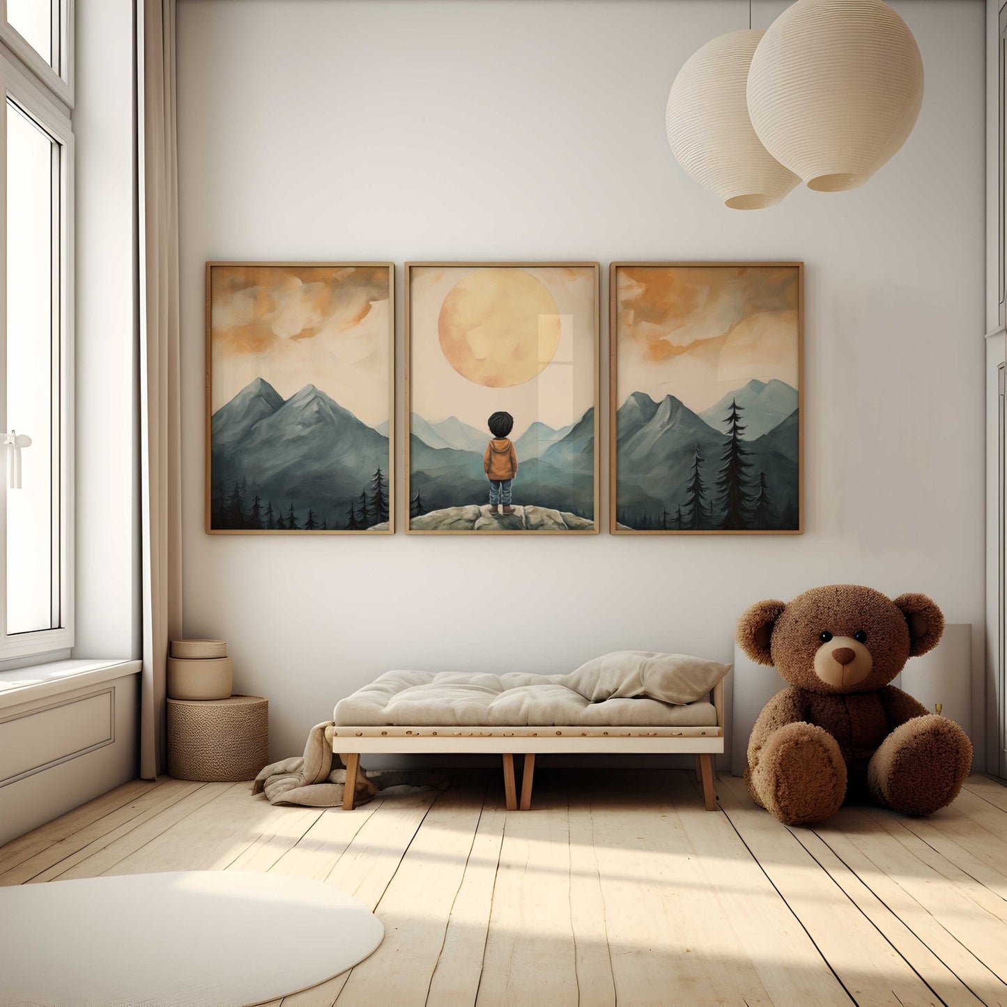 Adventure Toddler Decor, Outdoor Nursery Art, Boys Bedroom Print - WildfieldPrints