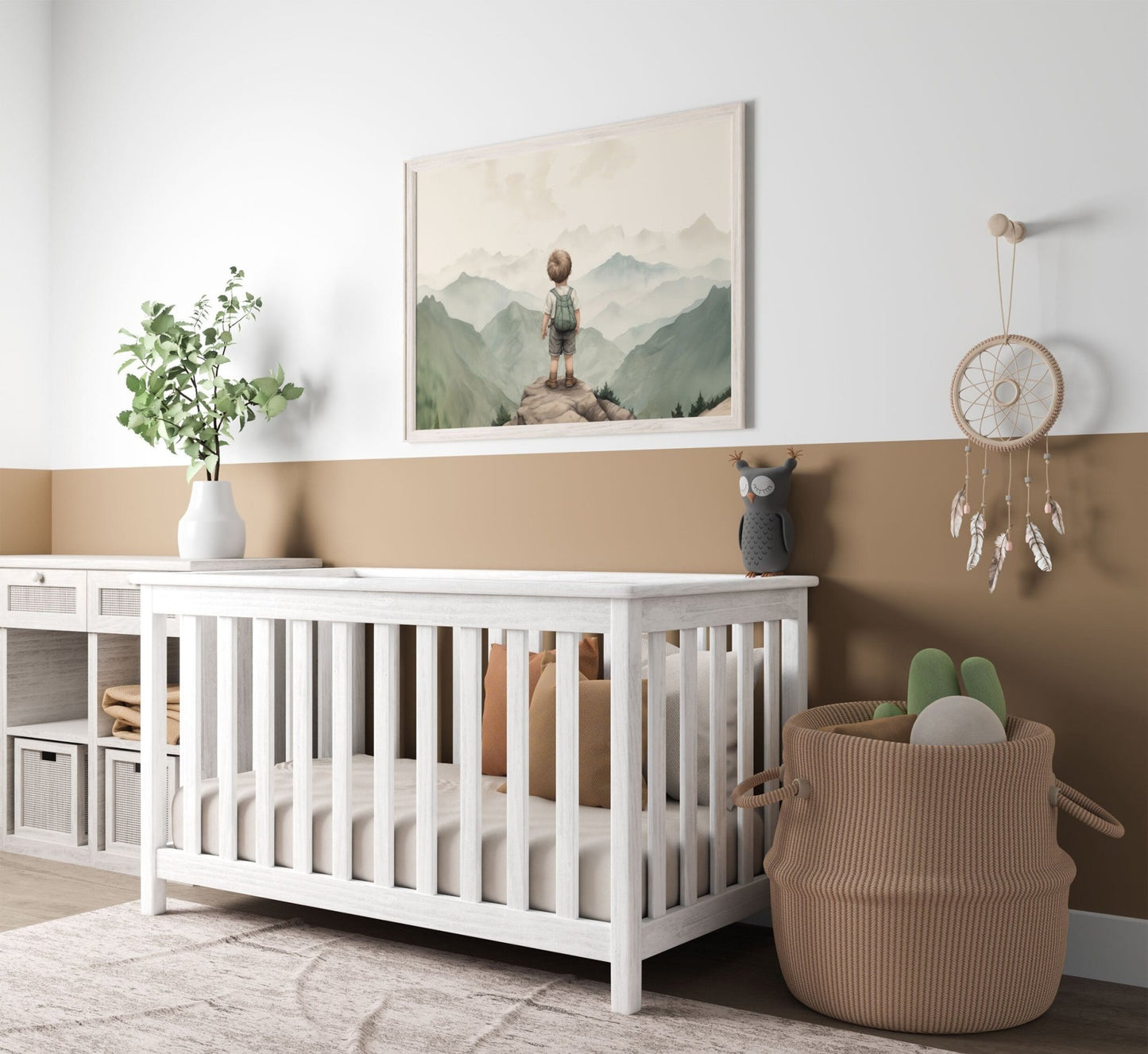 Adventure Toddler Decor, Rustic Nursery Wall Art, Explore & Dream - WildfieldPrints