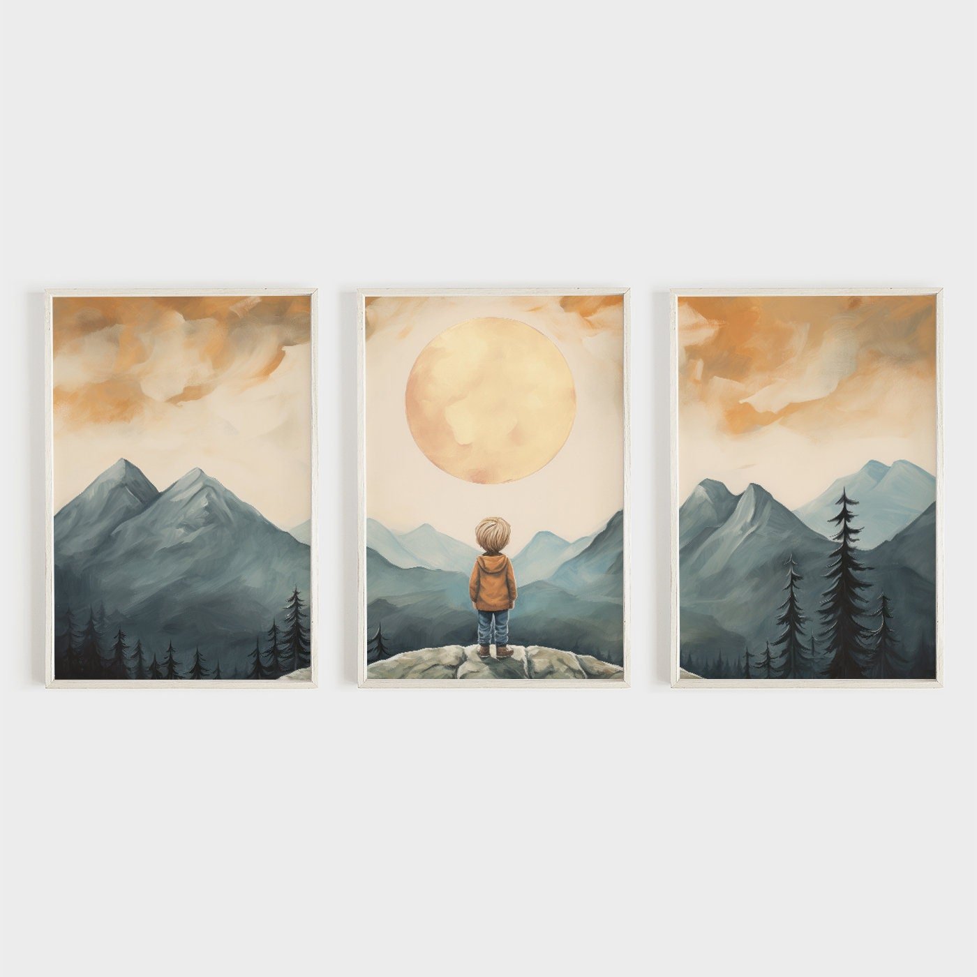 Adventure Toddler Decor, Vintage Nursery Wall Art, Boys Room Decor - WildfieldPrints