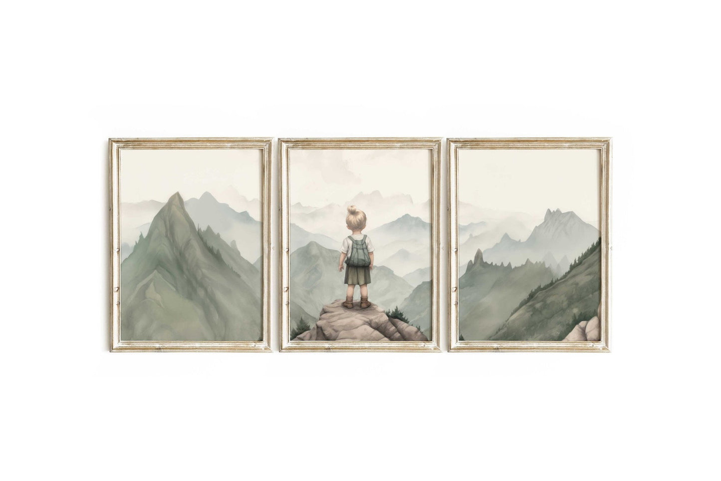 Adventure Toddler Prints, Vintage Nursery Decor, Girls Room Art - WildfieldPrints