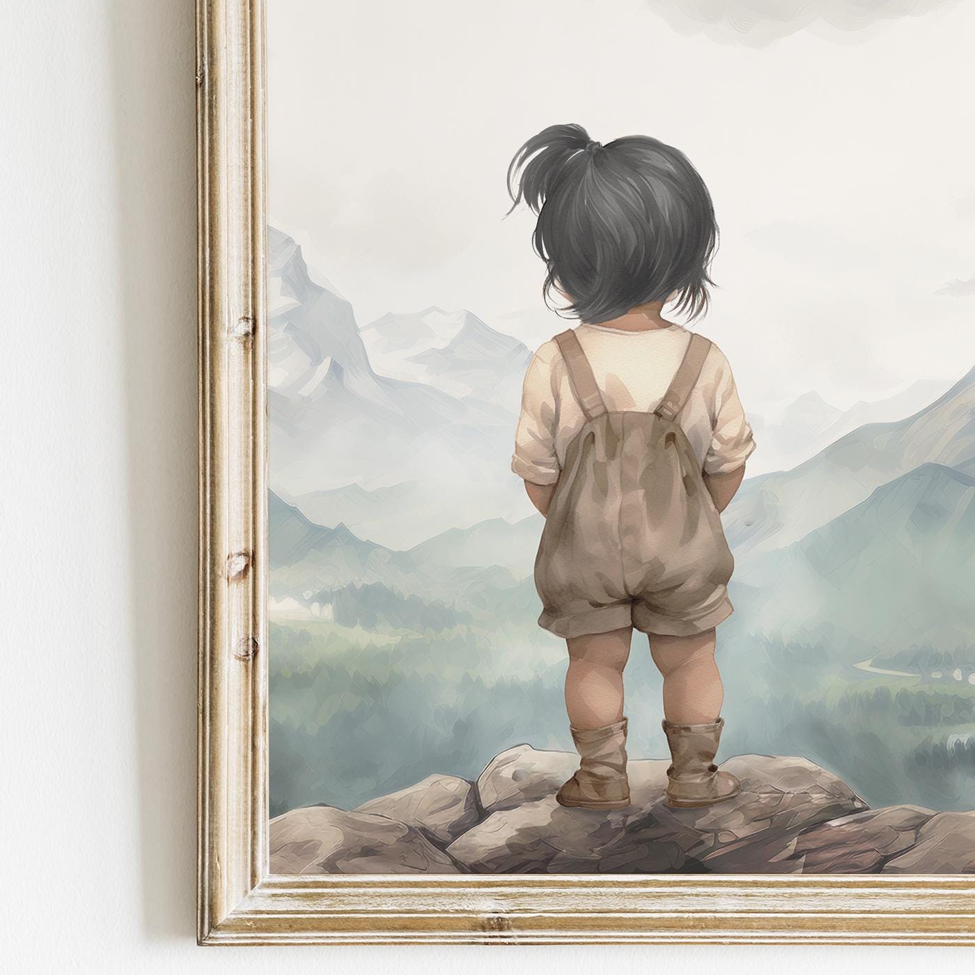 Adventure Wall Art, Mountain Nursery Decor, Girls Room Prints - WildfieldPrints