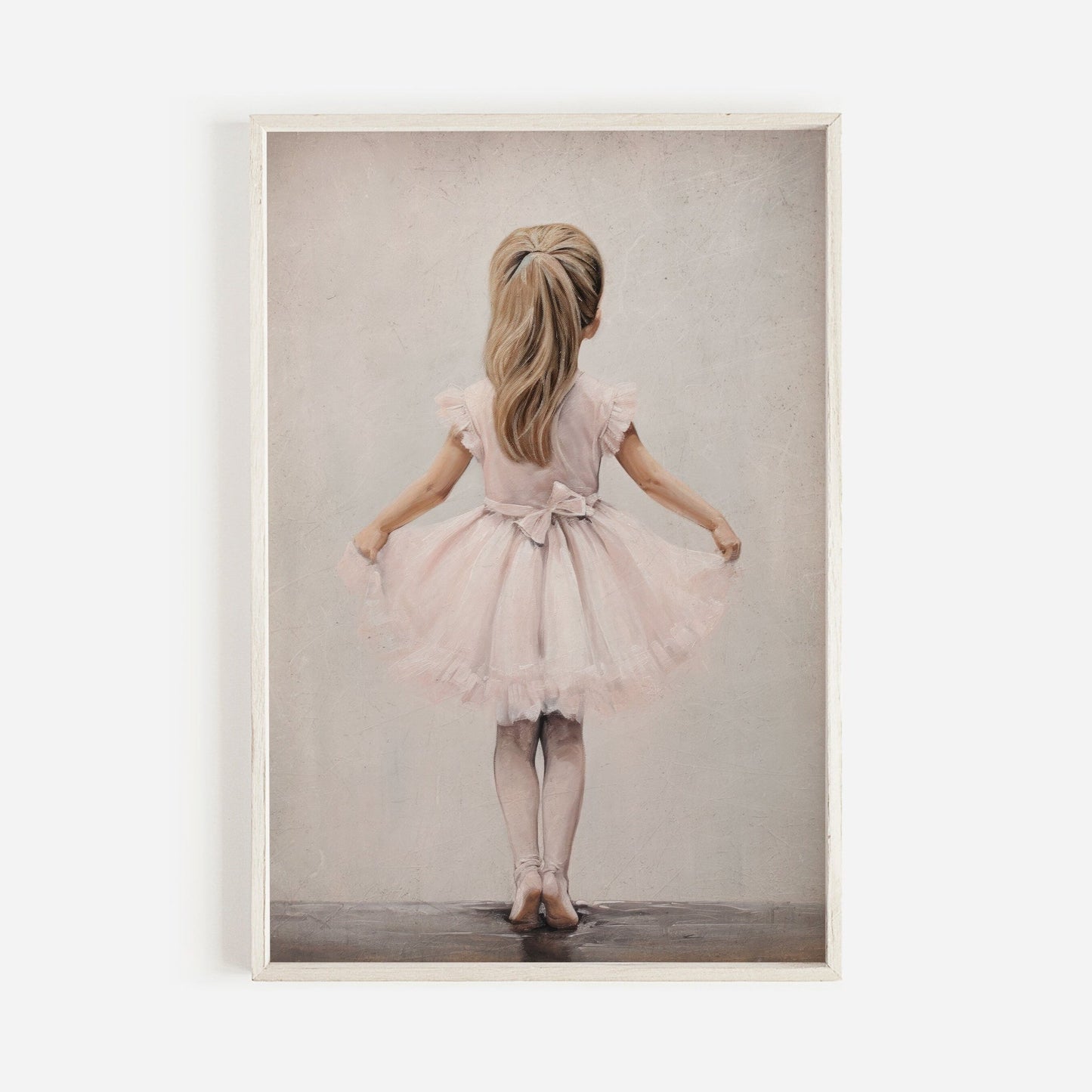 Ballerina Nursery Decor, Pink Room Art, Ballet Dancer Wall Print - WildfieldPrints