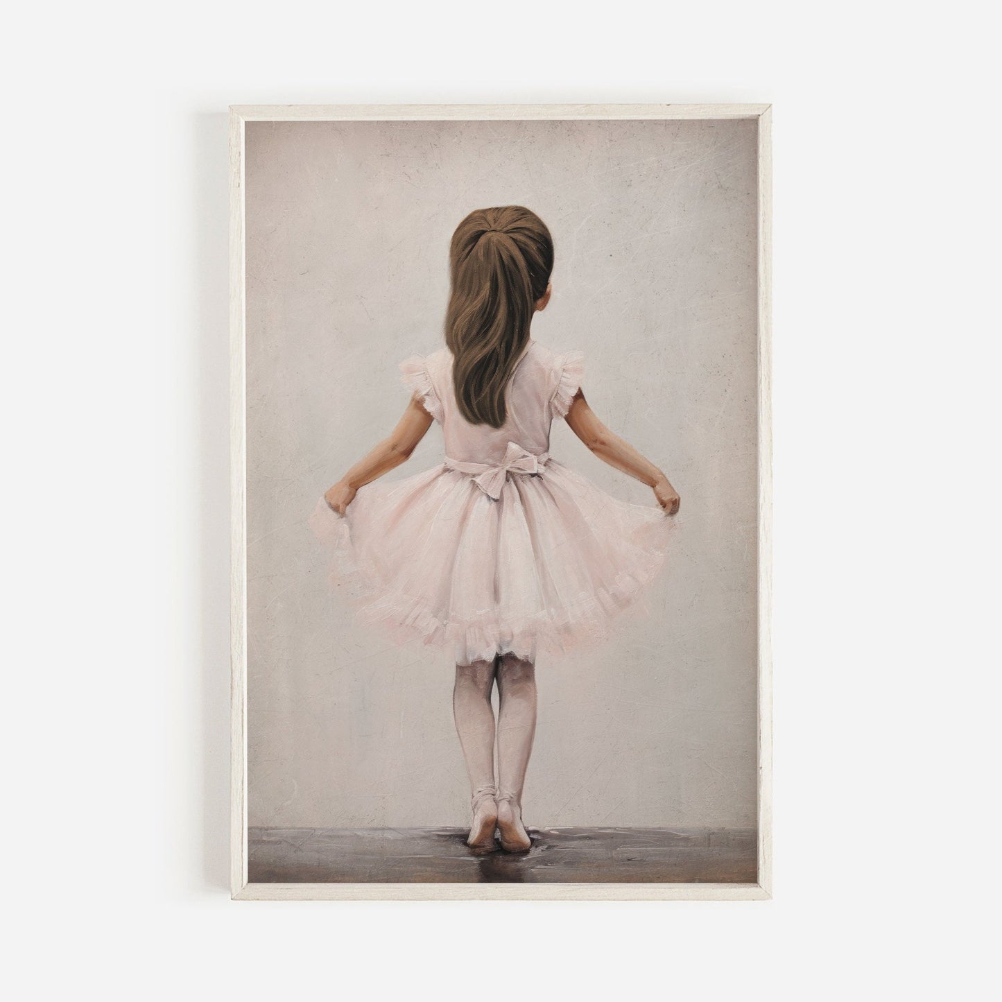 Ballerina Nursery Decor, Vintage Girls Wall Art, Ballet Dancer Print - WildfieldPrints