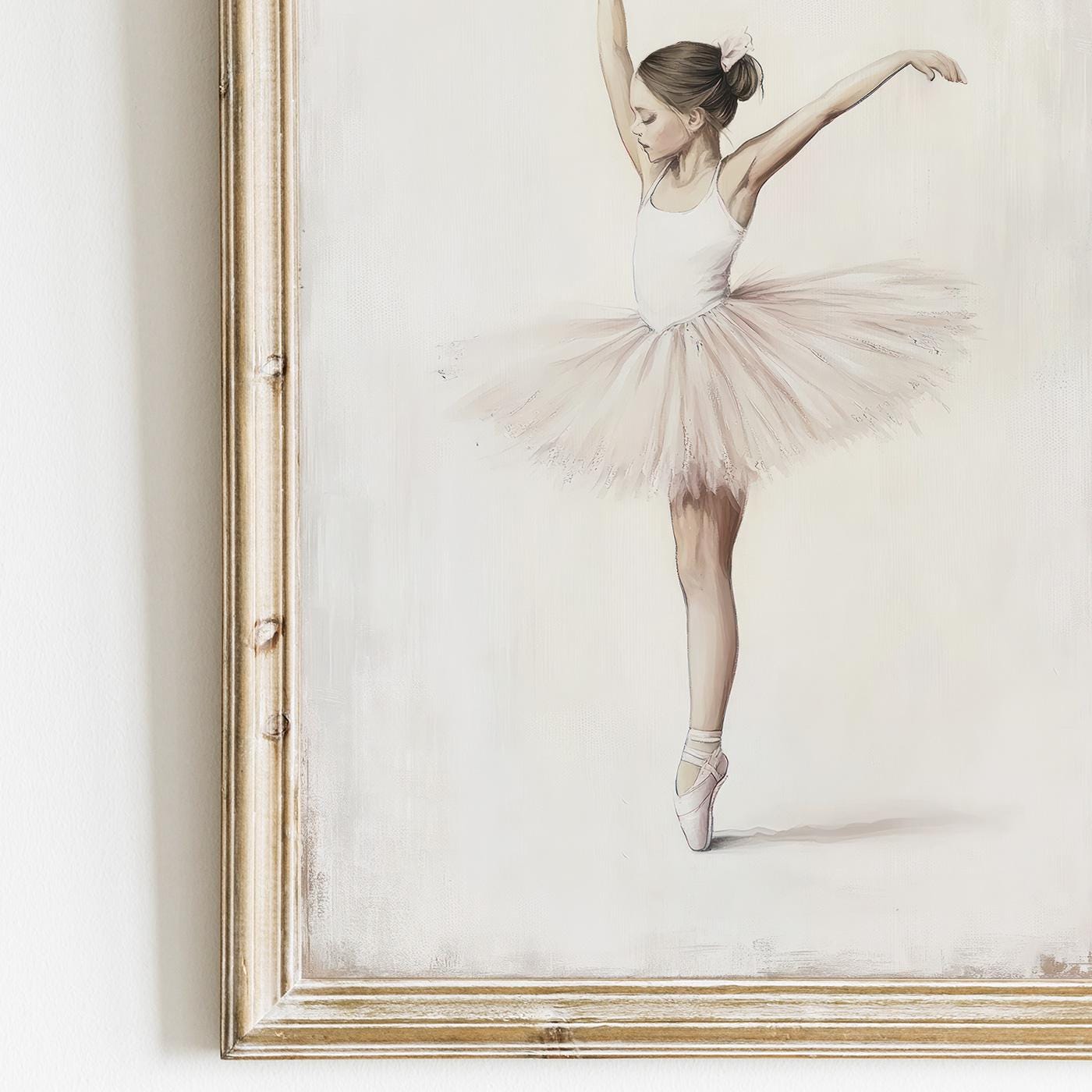 Ballerina Wall Decor, Vintage Ballet Art for Girls' Room - WildfieldPrints