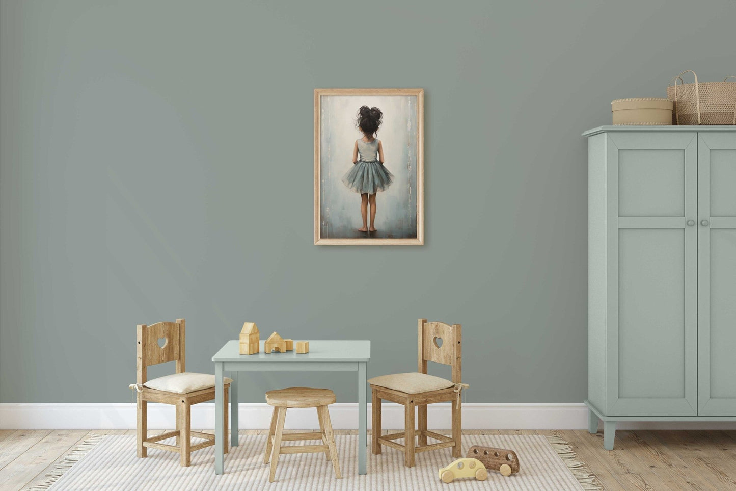 Ballet Dancer Wall Art, Ballerina Nursery Decor, Girls Room Accent - WildfieldPrints