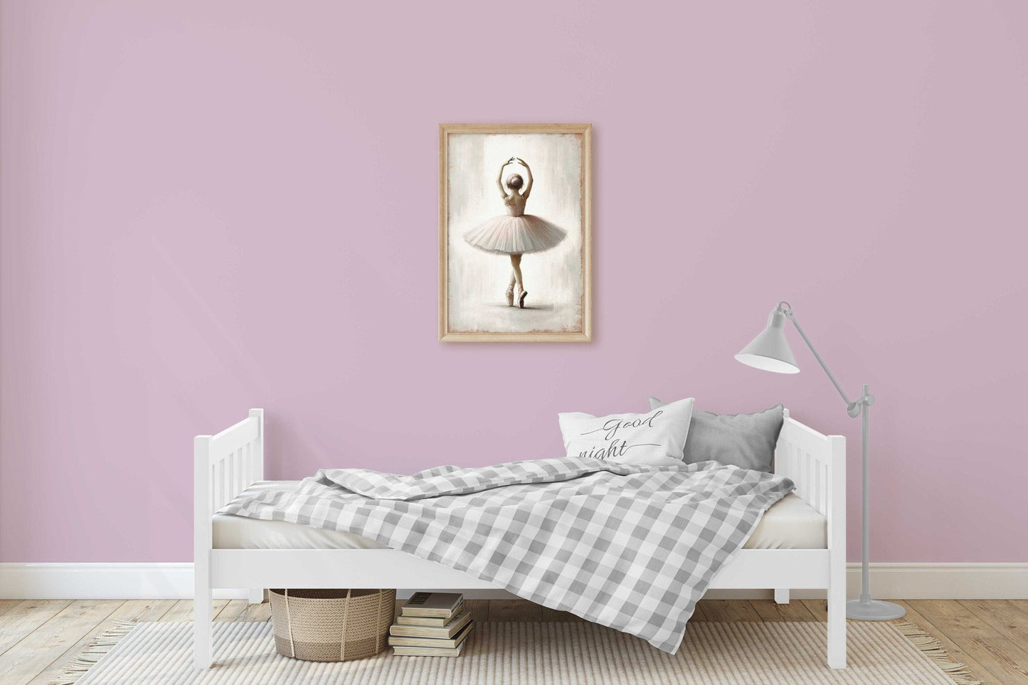 Ballet Nursery Art, Ballerina Decor for Girls, Whimsical Wall Design - WildfieldPrints