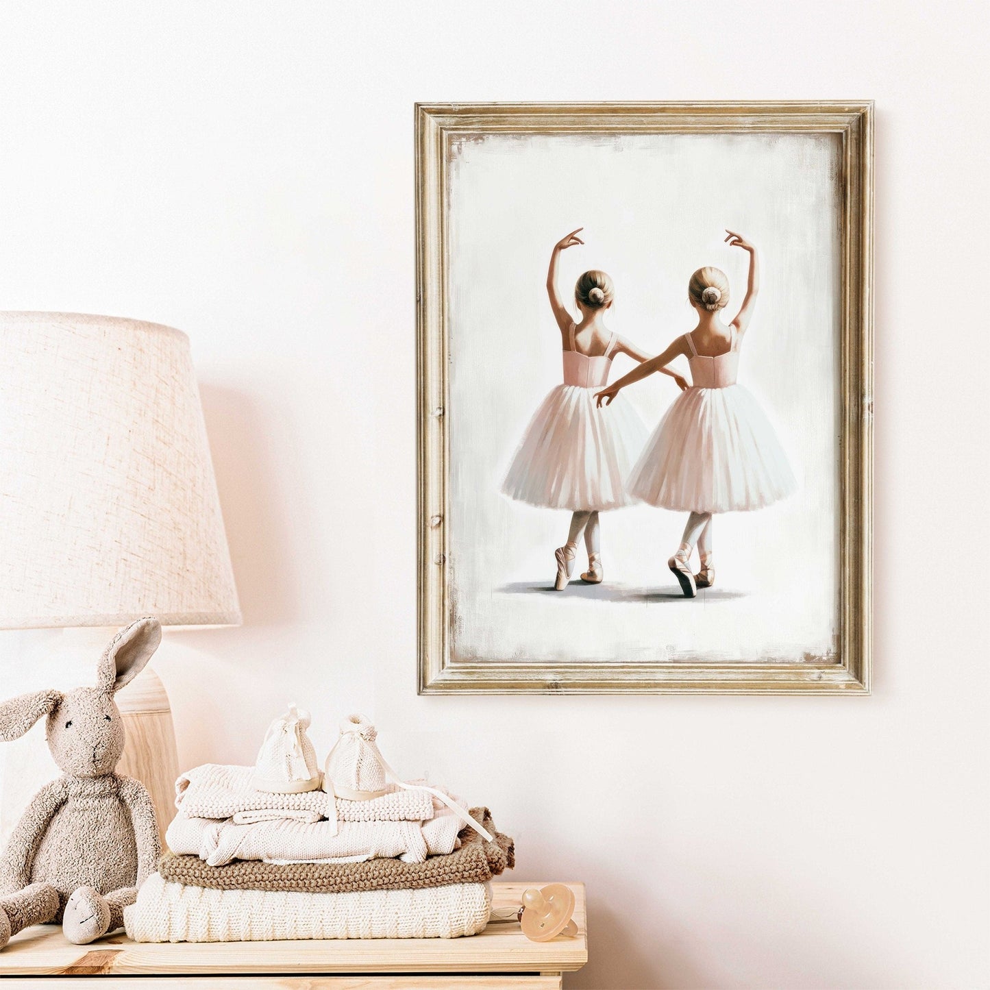 Ballet Nursery Prints, Ballerina Wall Decor, Vintage Girl's Room Art - WildfieldPrints