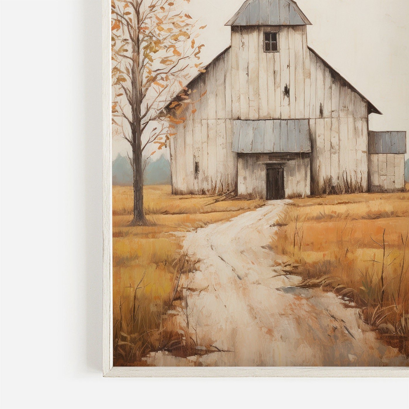 Barn Wall Decor, Rustic Farmhouse Art, Vintage Countryside Print - WildfieldPrints