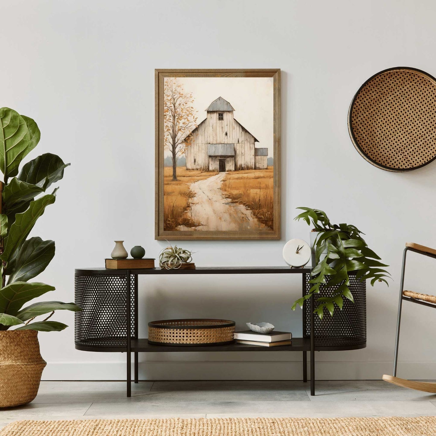 Barn Wall Decor, Rustic Farmhouse Art, Vintage Countryside Print - WildfieldPrints