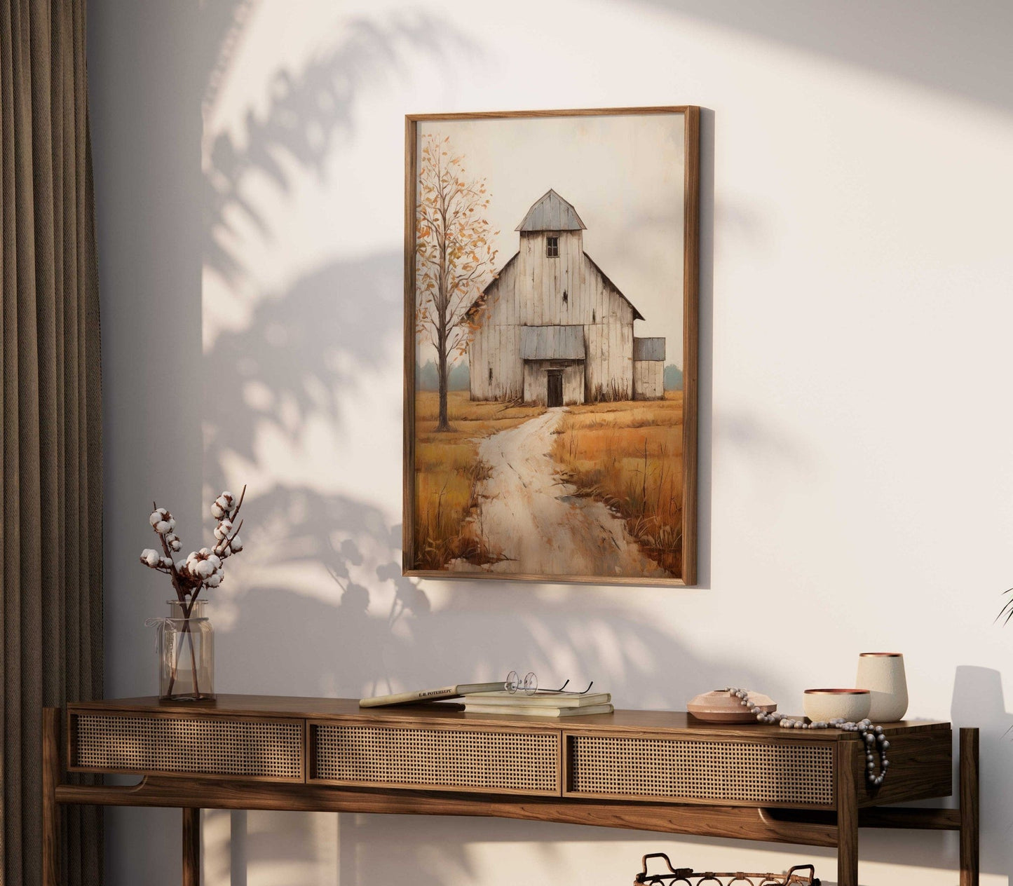 Barn Wall Decor, Rustic Farmhouse Art, Vintage Countryside Print - WildfieldPrints