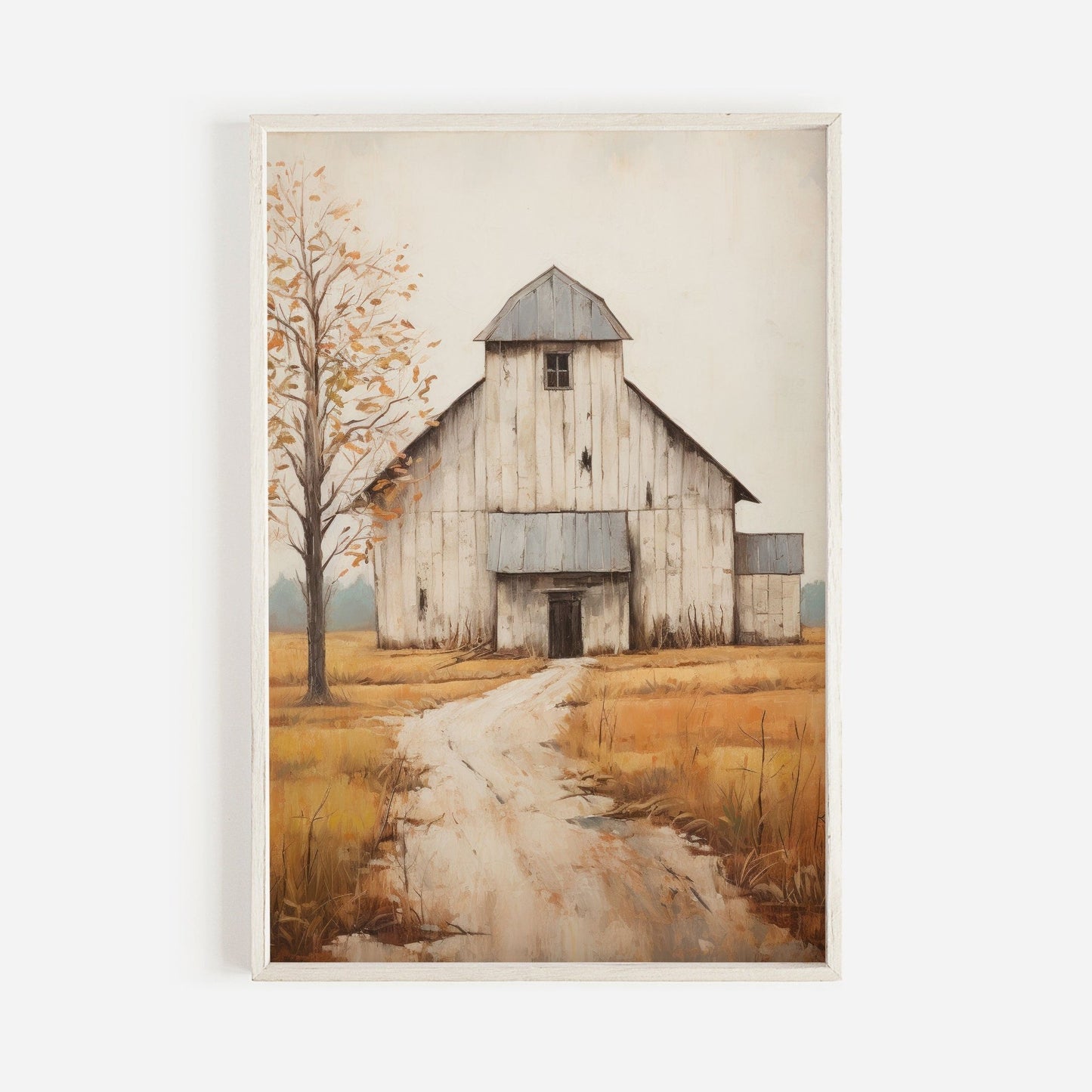 Barn Wall Decor, Rustic Farmhouse Art, Vintage Countryside Print - WildfieldPrints
