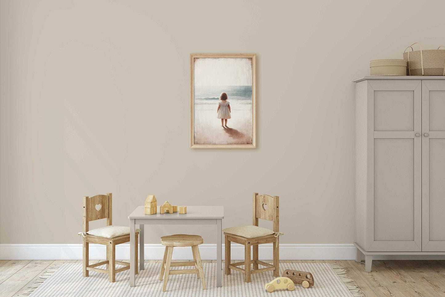 Beach Nursery Prints, Ocean Adventure Wall Decor, Girls Bedroom Art - WildfieldPrints