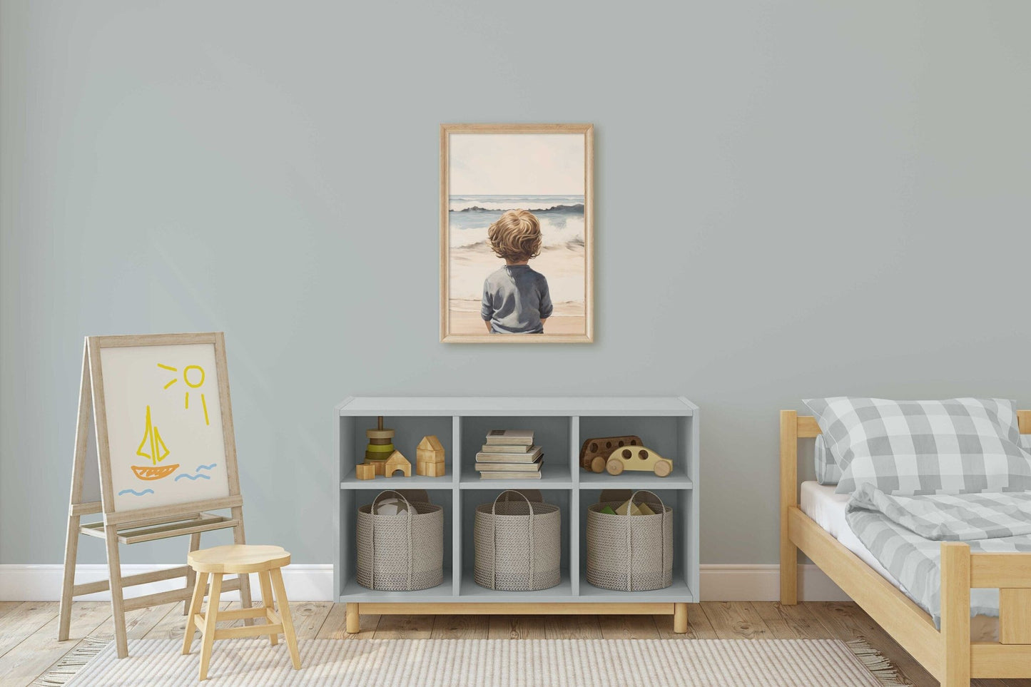 Beach Nursery Prints, Ocean Themed Decor, Adventure Wall Art for Boys - WildfieldPrints