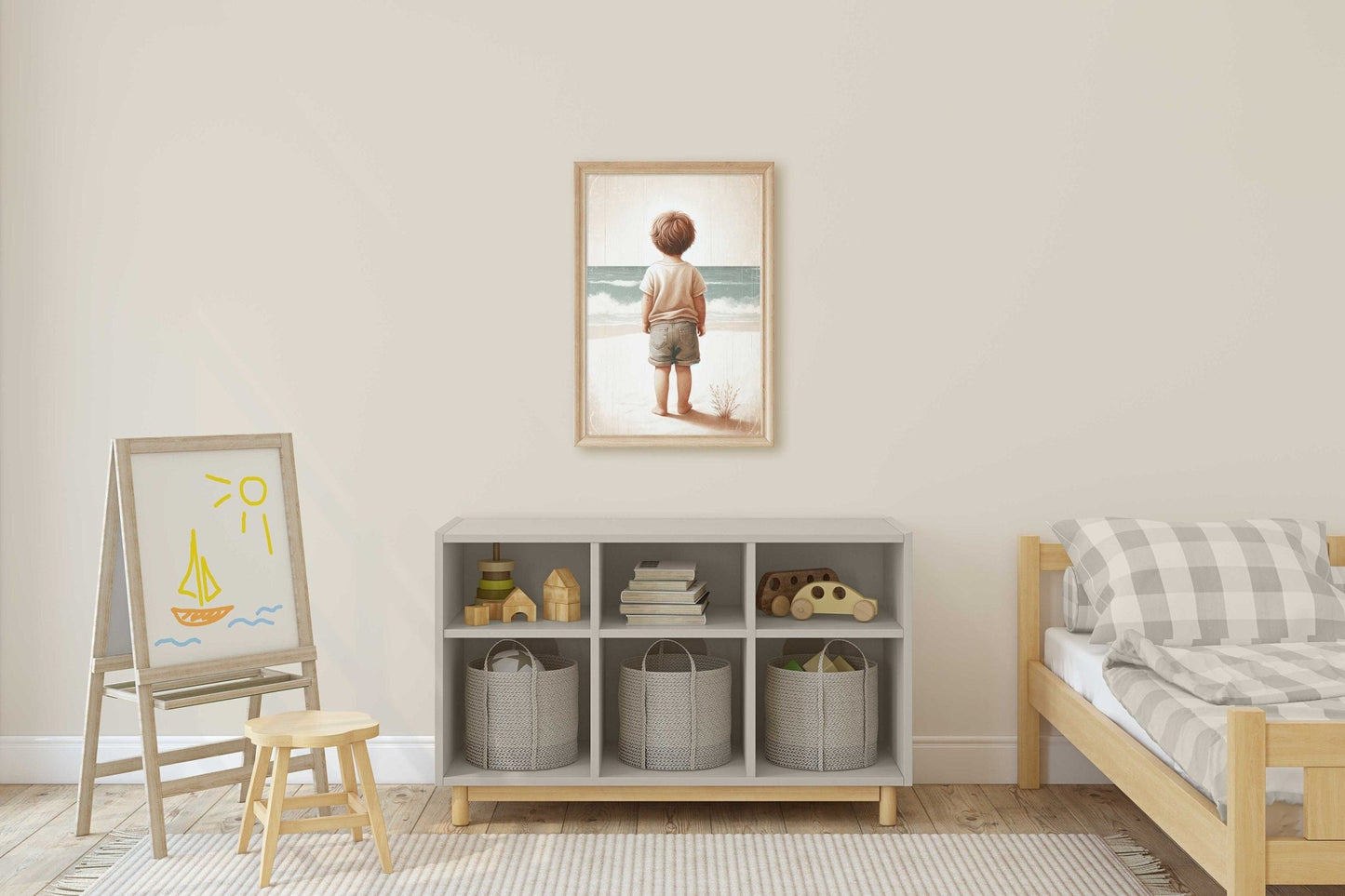 Beach Nursery Wall Decor, Ocean Themed Boy Room Art, Adventure Prints - WildfieldPrints