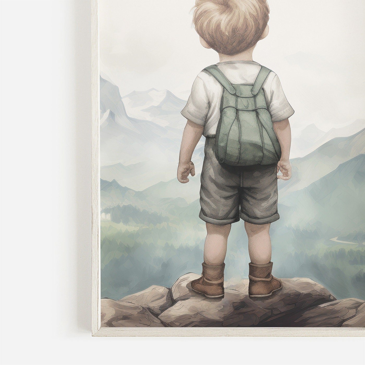 Boy Adventure Nursery Prints, Nature - Inspired Toddler Decor, Wall Art - WildfieldPrints