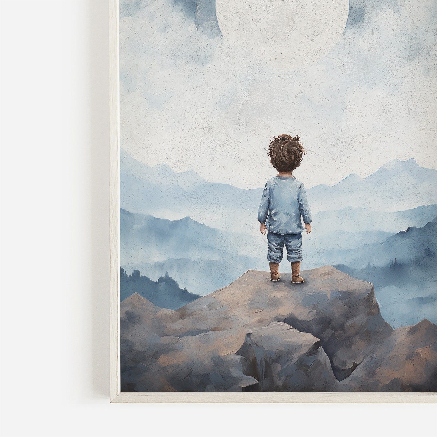 Boy Adventure Nursery Prints, Nature Wall Decor, Toddler Room Art - WildfieldPrints
