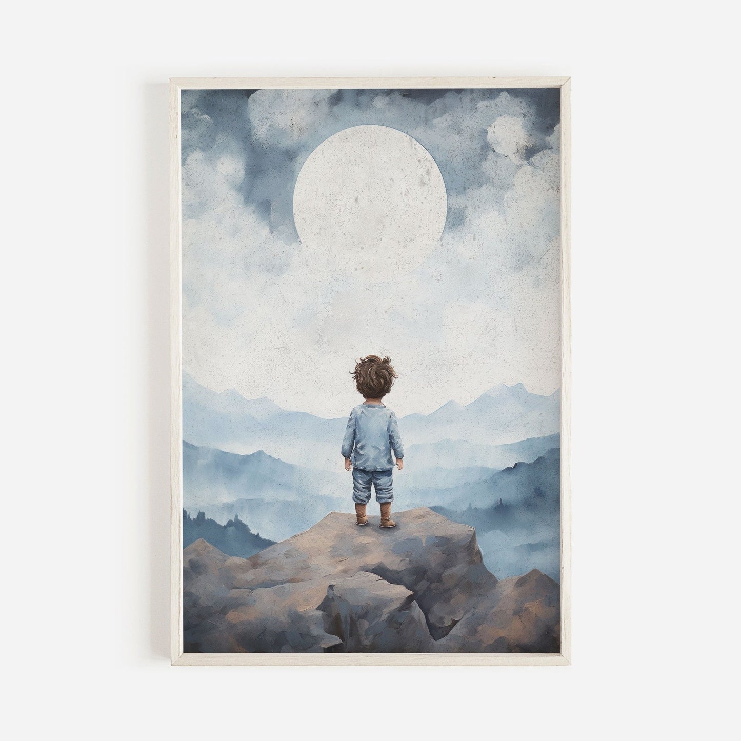 Boy Adventure Nursery Prints, Nature Wall Decor, Toddler Room Art - WildfieldPrints