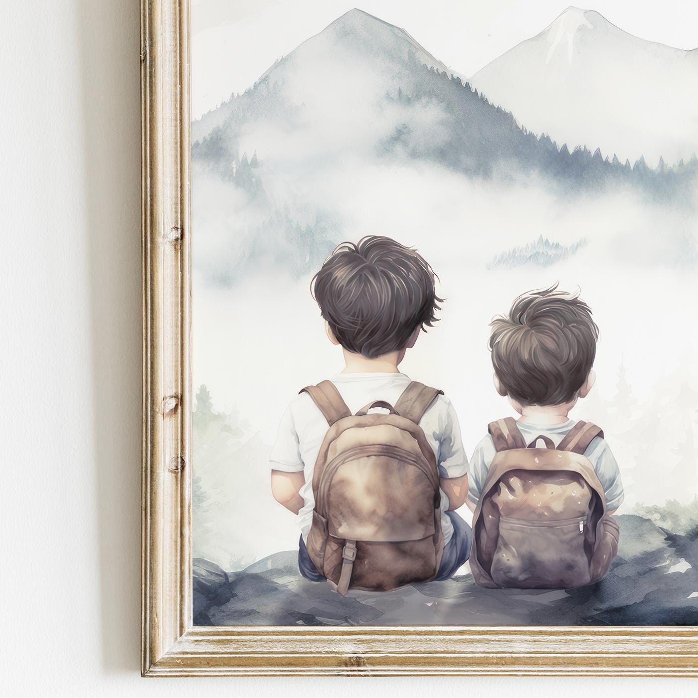 Brother Room Decor, Adventure Prints, Woodland Animals, Forest Wall Art - WildfieldPrints