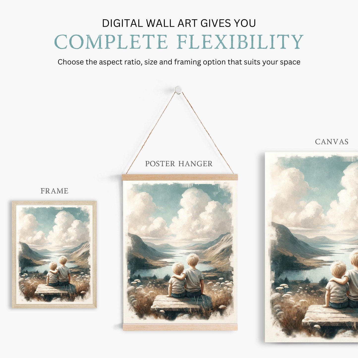 Brothers Room Decor, Adventure Art for Boys, Nature - Themed Wall Decor - WildfieldPrints