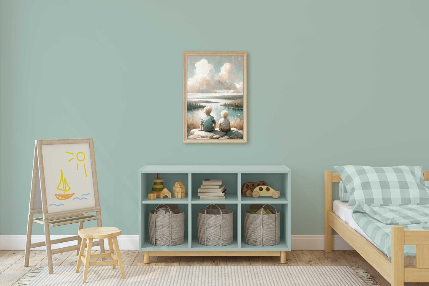 Brothers Room Decor, Adventure Nursery Art, Boys Bedroom Print - WildfieldPrints