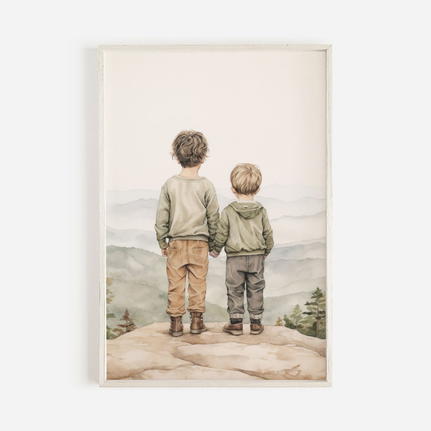 Brothers Room Print, Rustic Boys Bedroom Decor, Vintage Adventure Art - WildfieldPrints