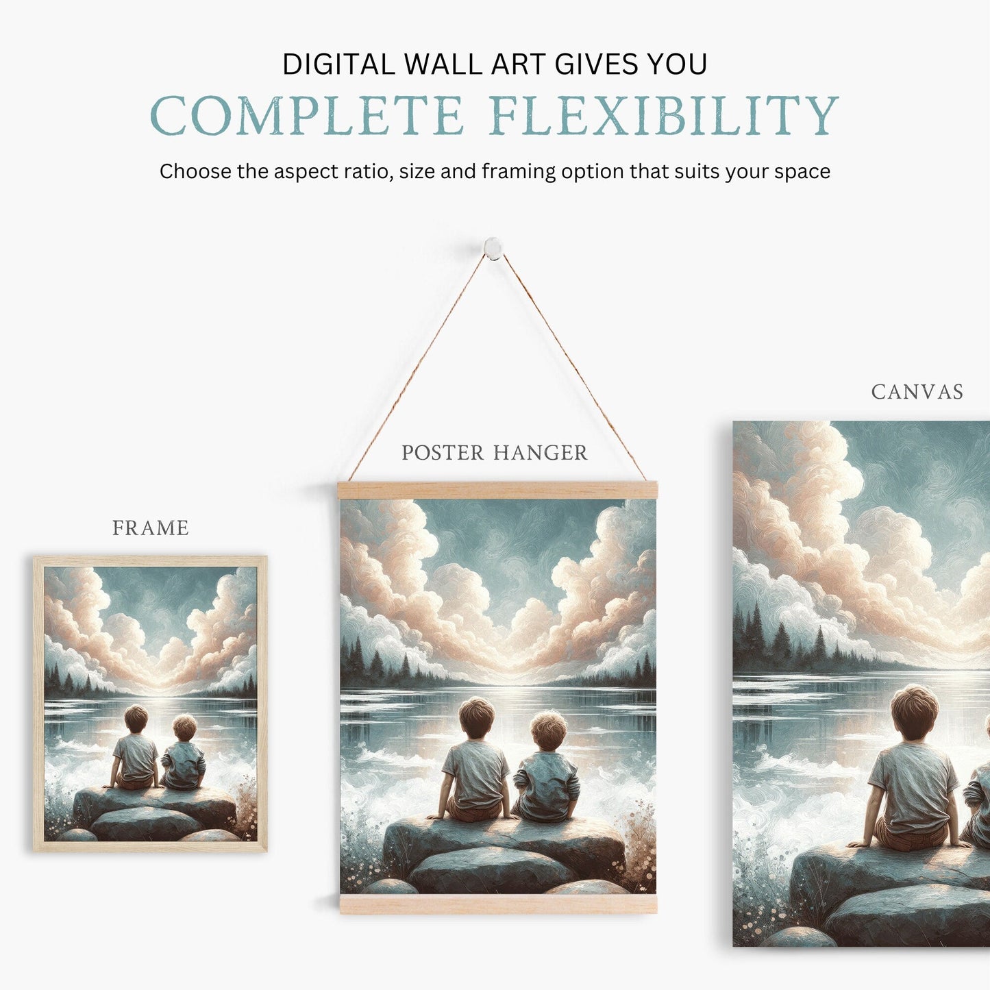 Brothers Room Wall Art, Adventure Prints, Nature - Inspired Decor - WildfieldPrints
