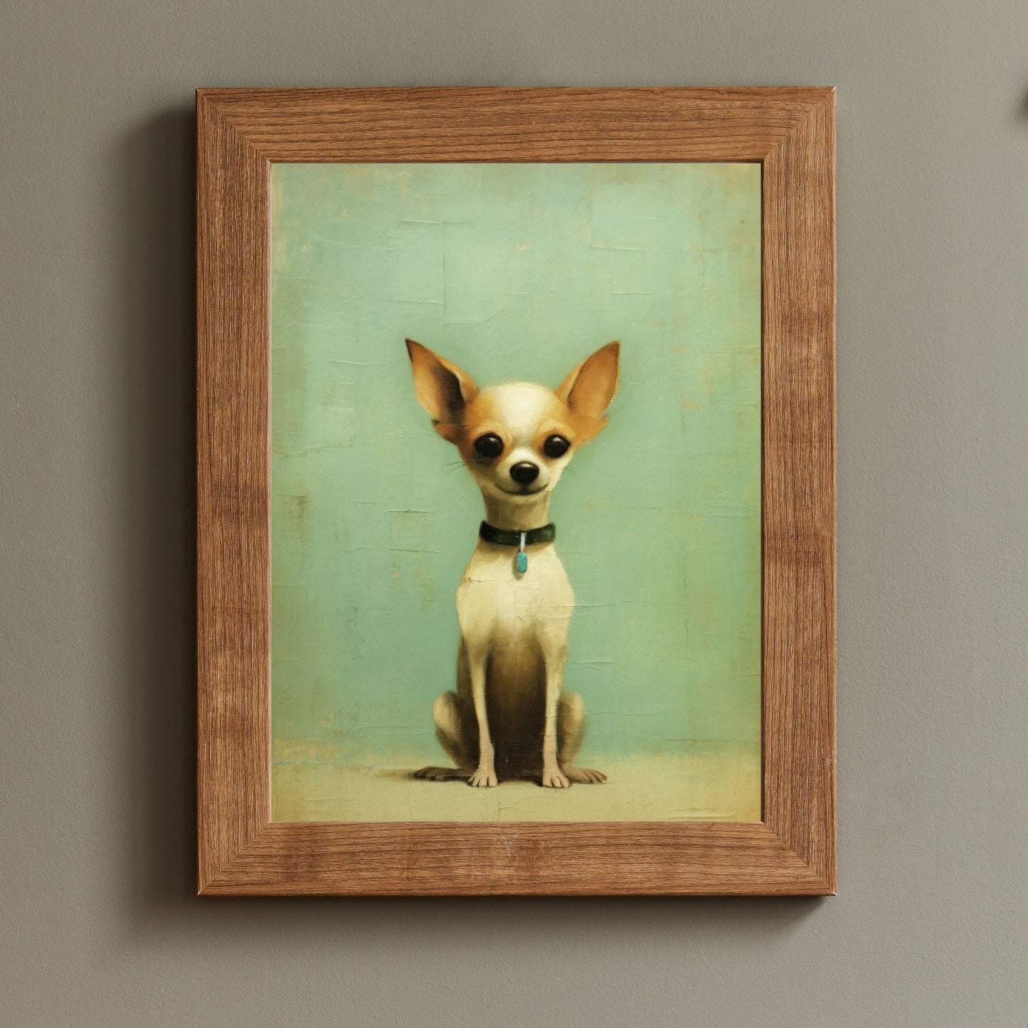 Chihuahua Art, Vintage Dog Decor, Charming Animal Wall Print - WildfieldPrints