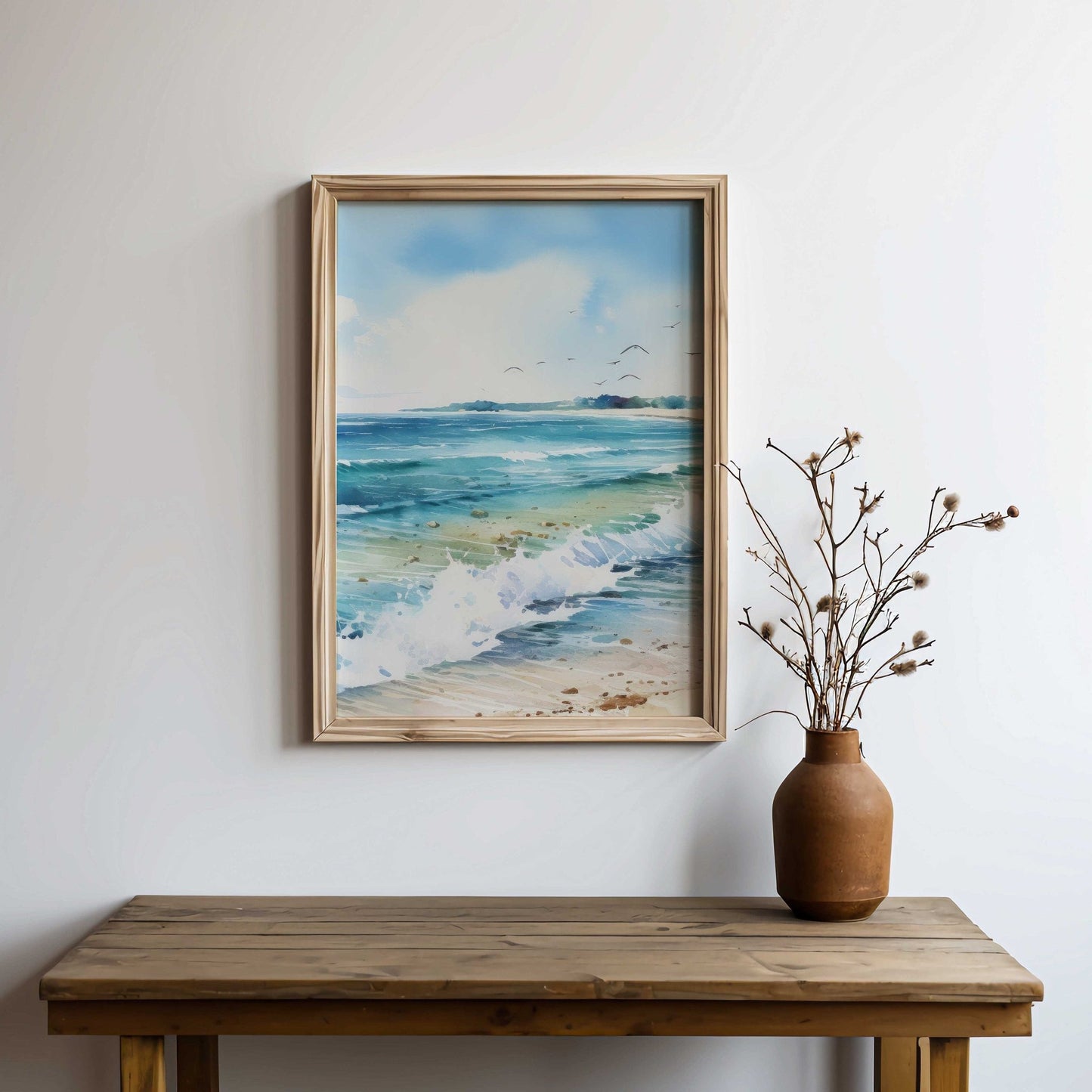 Coastal Ocean Art, Beach Home Decor, Vibrant Wall Prints - WildfieldPrints
