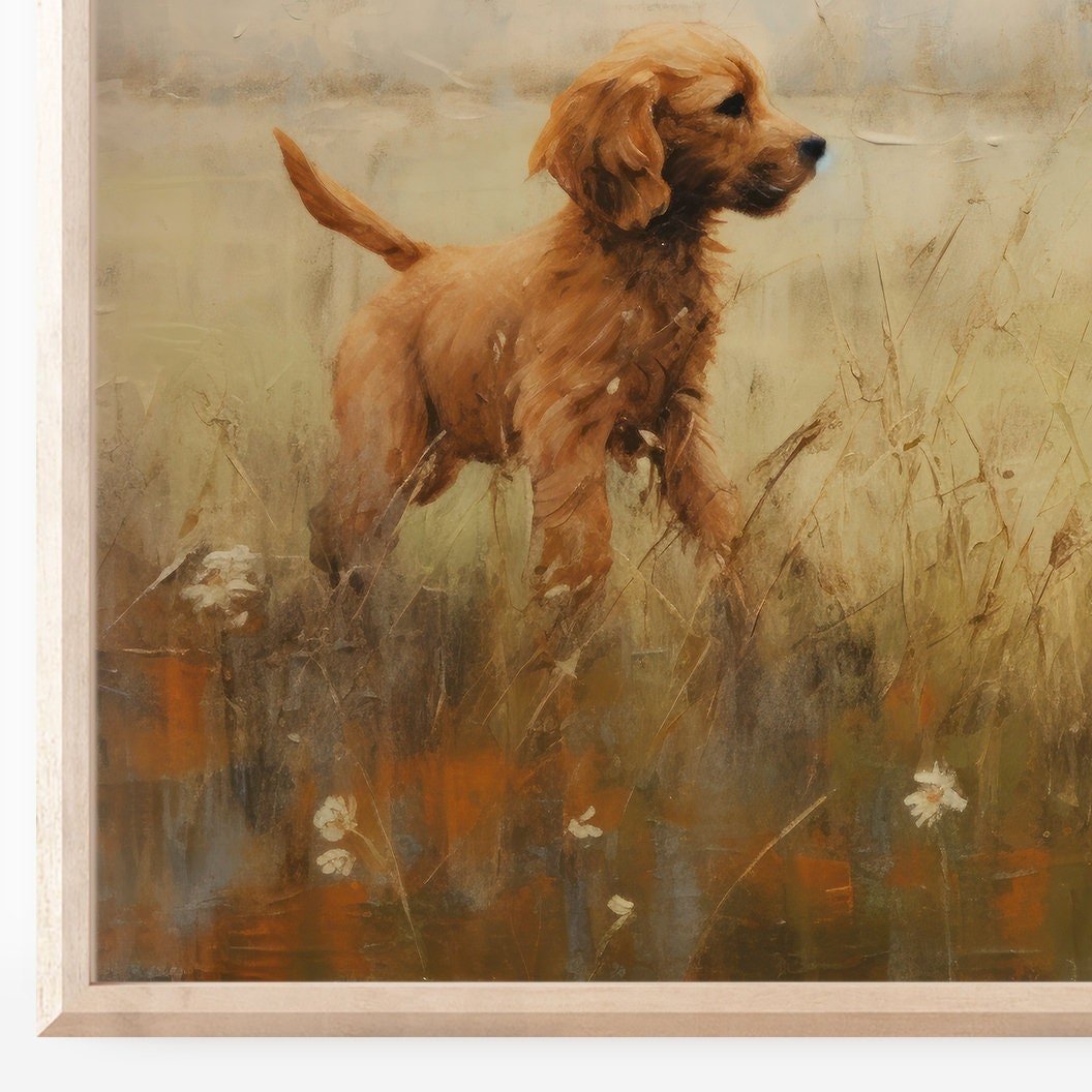Cocker Spaniel Print, Vintage Dog Artwork, Gift for Spaniel Lovers - WildfieldPrints