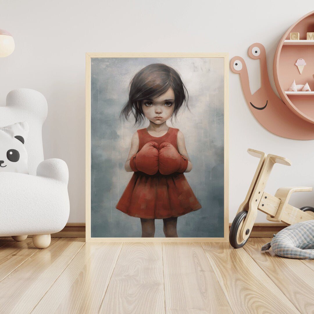 Cool Girl Wall Art, Empowering Girls Decor, Toddler Room Decor - WildfieldPrints