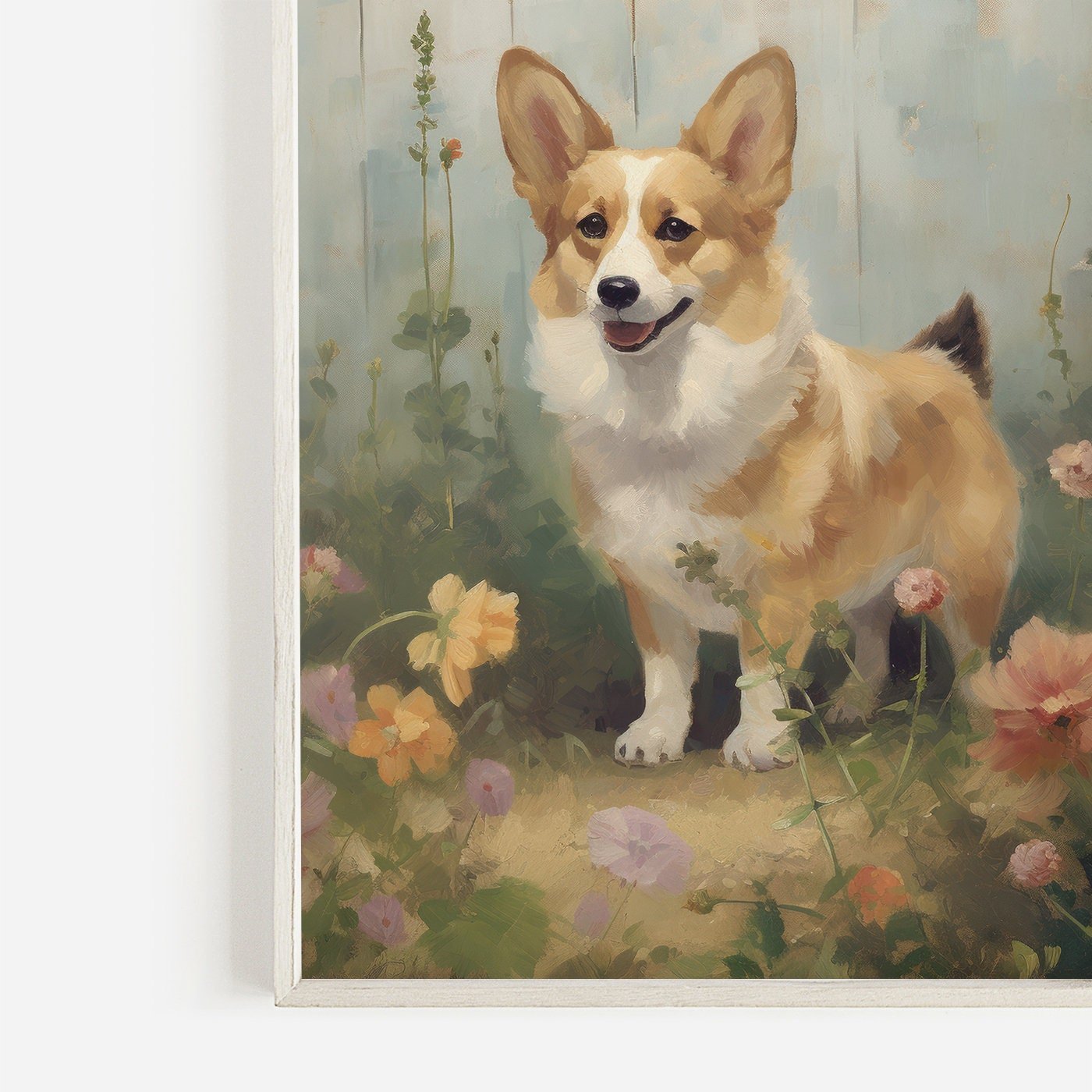 Corgi Wall Art, Vintage Dog Print, Perfect Gift for Dog Lovers - WildfieldPrints