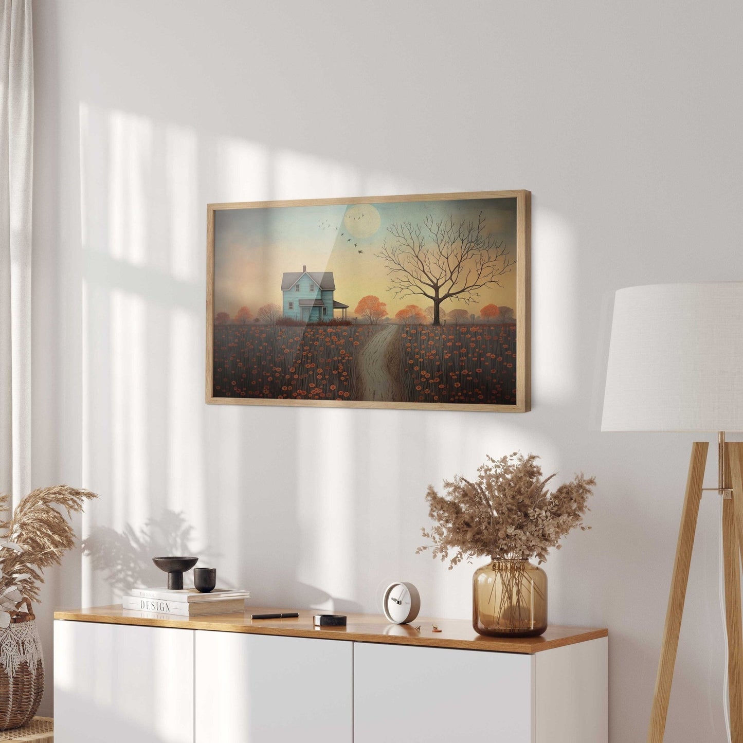 Countryside Wall Art, Rustic Home Decor, Country Landscape Print - WildfieldPrints
