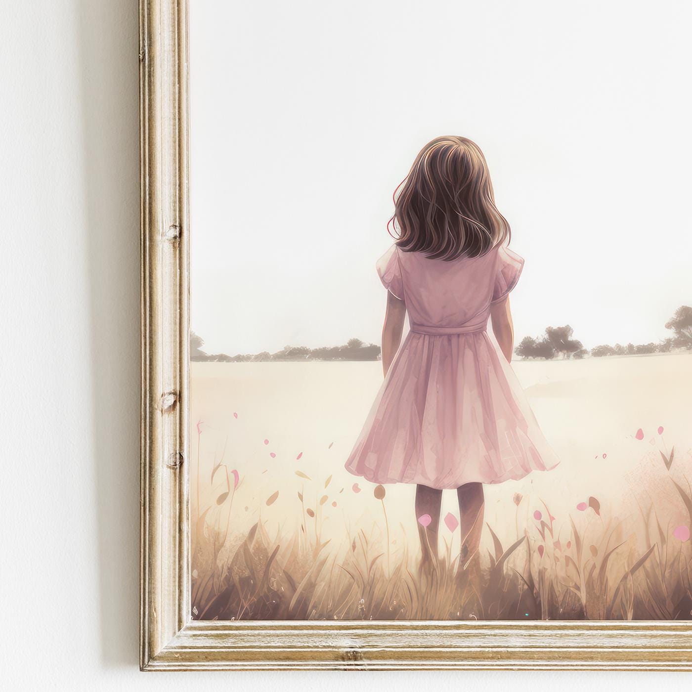 Deer & Bunny Nursery Decor, Animal Prints, Bunny Wall Art, Girls Room - WildfieldPrints