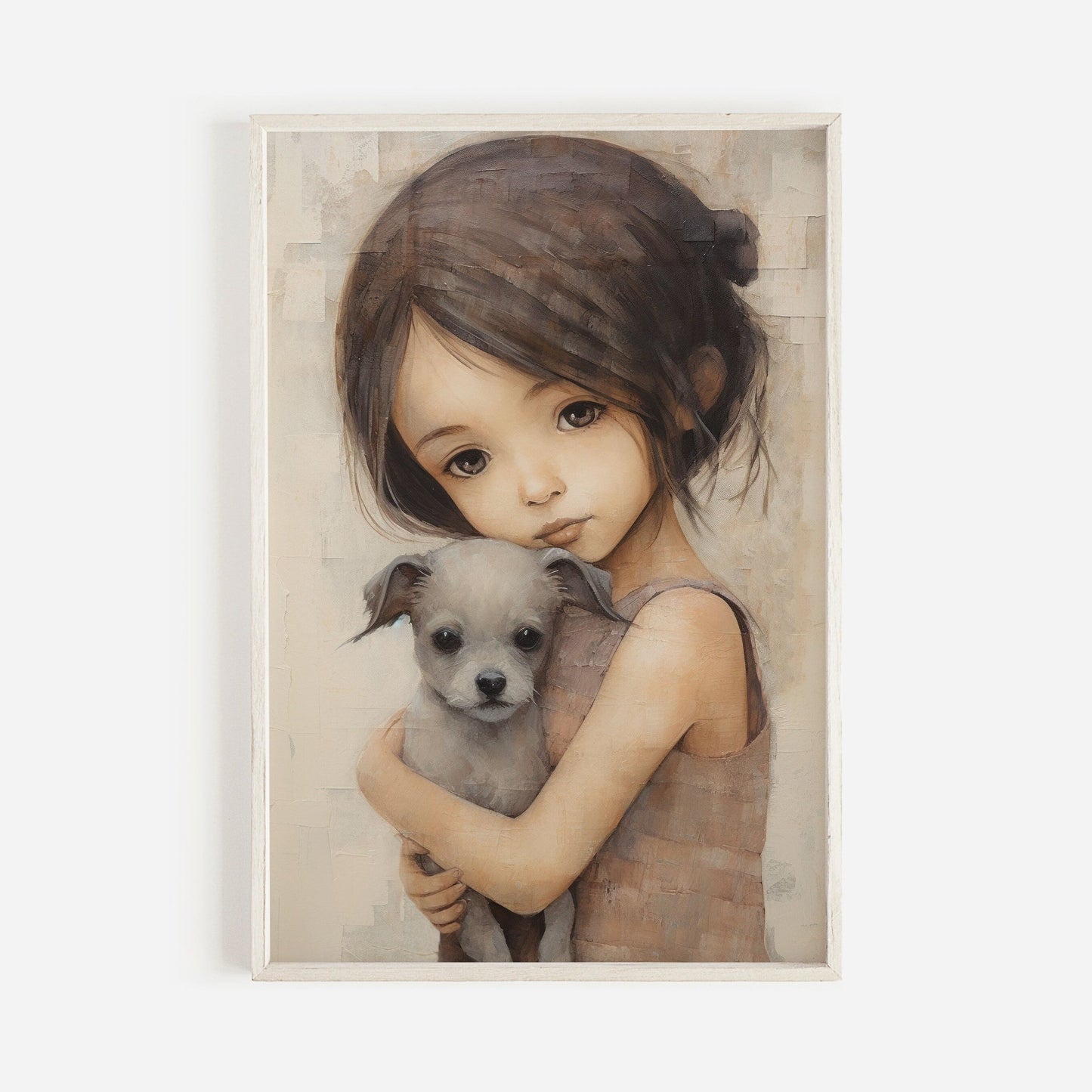 Dog Nursery Decor, Cute Animal Prints, Girls Room Wall Art - WildfieldPrints